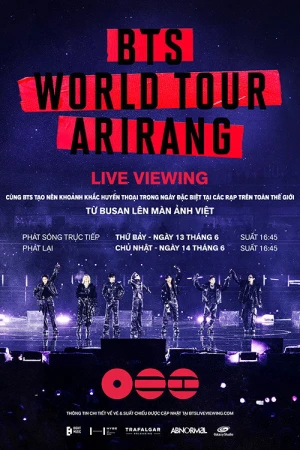 Poster phim BTS World Tour ‘Arirang’ tại Busan: Xem trực tiếp (BTS World Tour ‘Arirang’ in Busan: Live Viewing) - 2026