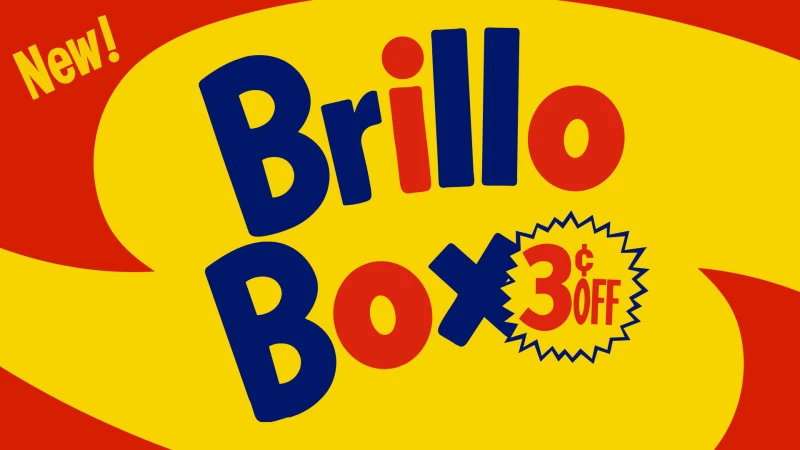 Hộp Brillo Giảm Giá 3 Xu - Brillo Box (3¢ off)