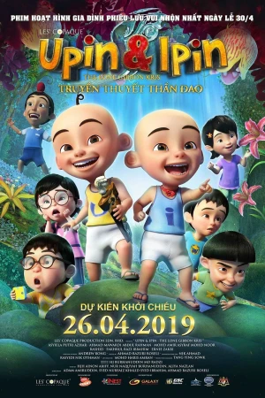 Poster phim Upin & Ipin: Truyền Thuyết Thần Đao (Upin & Ipin: The Lone Gibbon Kris) - 2019